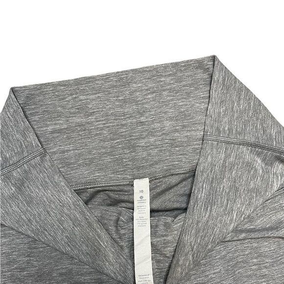 LULULEMON Leggings Heathered Gray Size 10 - Picture 6 of 6